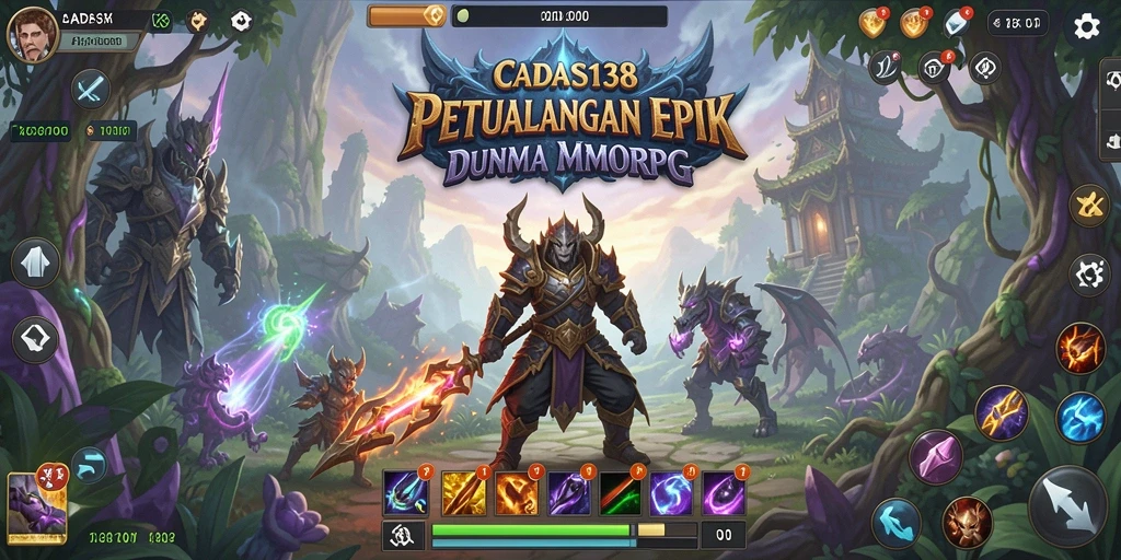 Screenshot gameplay CADAS138 yang menampilkan aksi seru di dunia MMORPG.