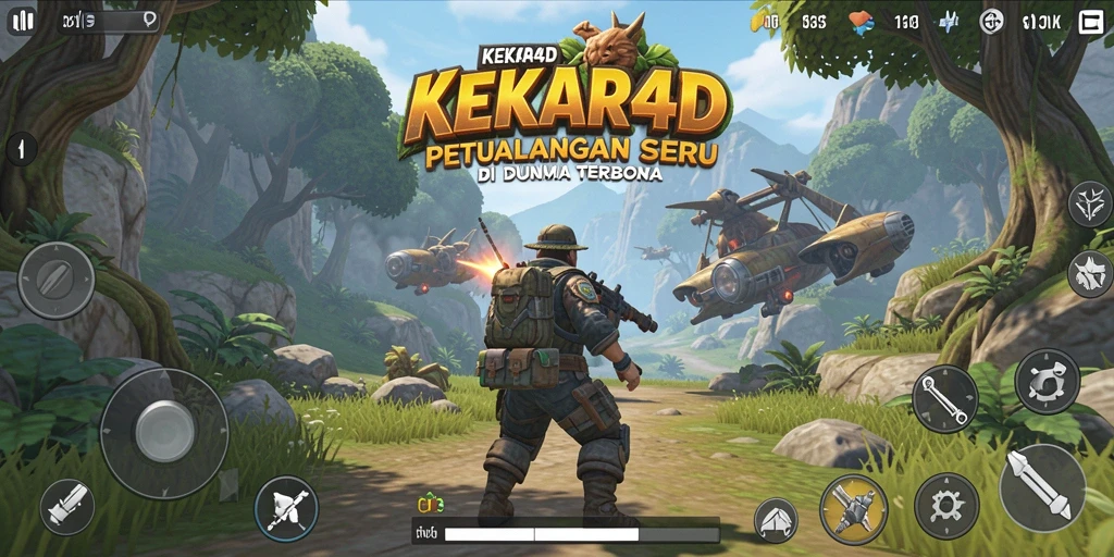 Menampilkan gameplay seru di dunia terbuka KEKAR4D.