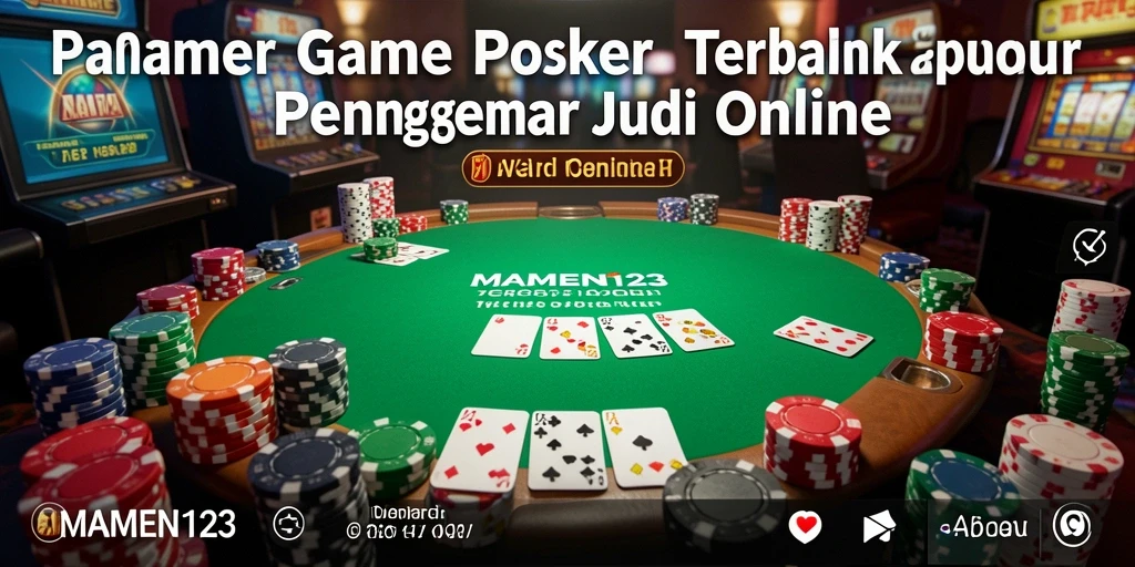 Screenshot gameplay MAMEN123 menampilkan meja poker yang seru dan pemain yang berinteraksi.