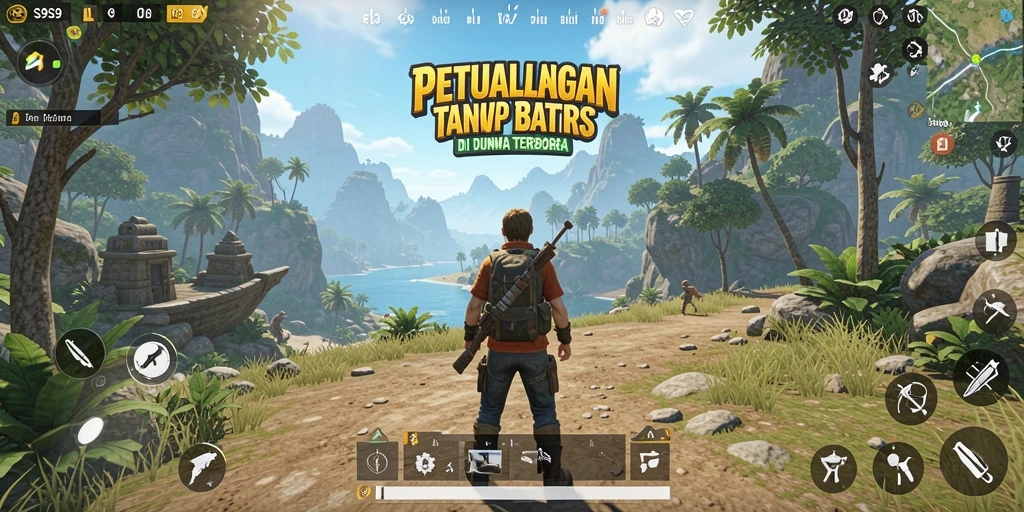 Screenshot dari gameplay S9S9 yang menampilkan pengalaman petualangan Open World.