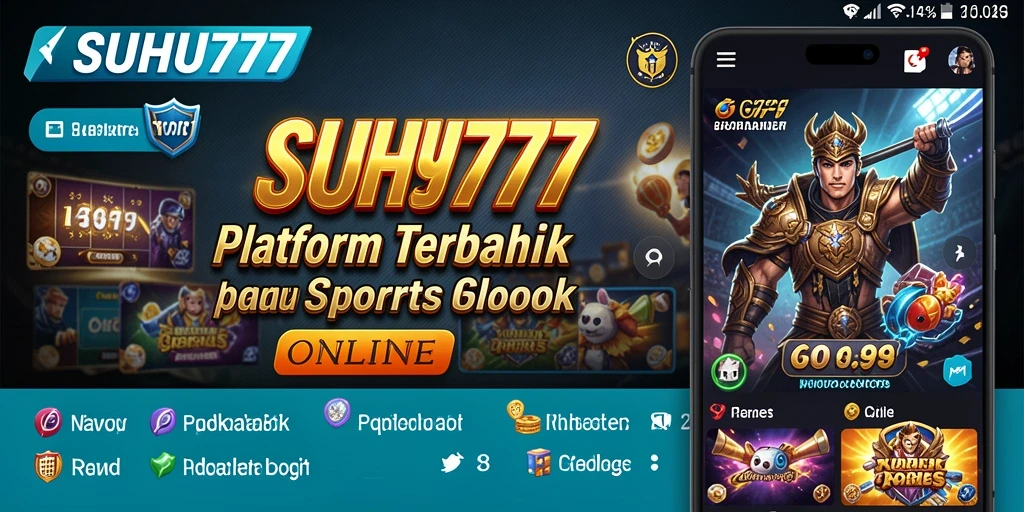 Tampilan utama SUHU777 dengan opsi taruhan olahraga yang lengkap.