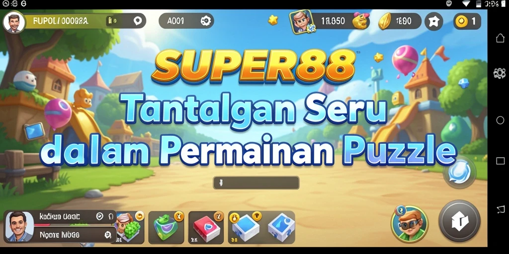 Tampilan gameplay SUPER88 yang menantang dalam puzzle seru.