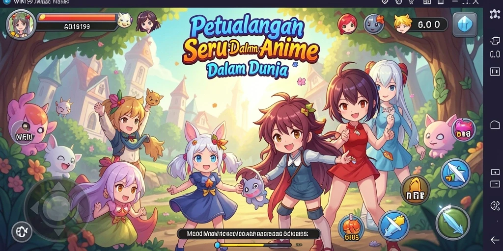 Gameplay seru dalam <strong>WIN199</strong> dengan karakter-karakter anime ikonik.