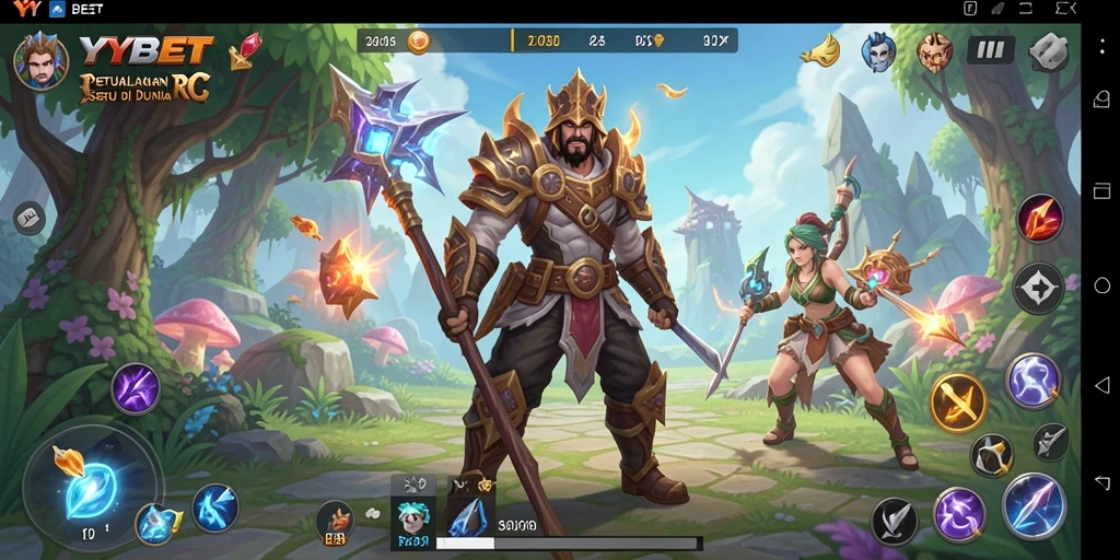 Tangkapan layar dari gameplay RPG yang mendebarkan di YYBET.